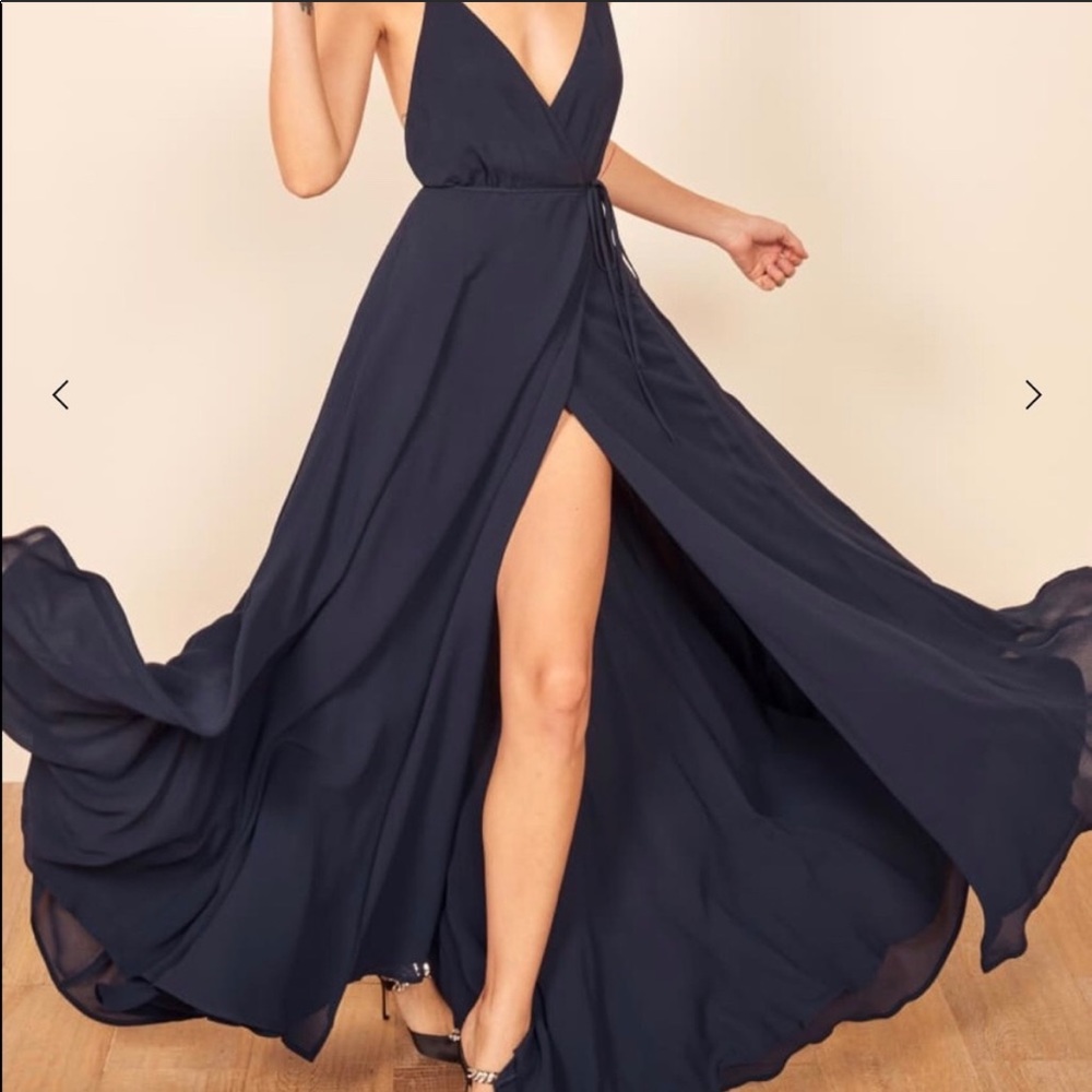 Reformation Callalily wrap dress